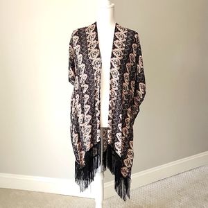 Lulla collection by BINDYA cover up with fringe